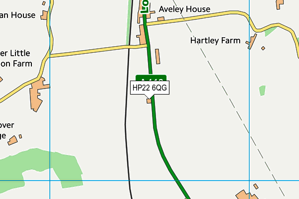 HP22 6QG map - OS VectorMap District (Ordnance Survey) HP22 6QG map - OS VectorMap District (Ordnance Survey)