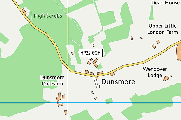 HP22 6QH map - OS VectorMap District (Ordnance Survey) HP22 6QH map - OS VectorMap District (Ordnance Survey)