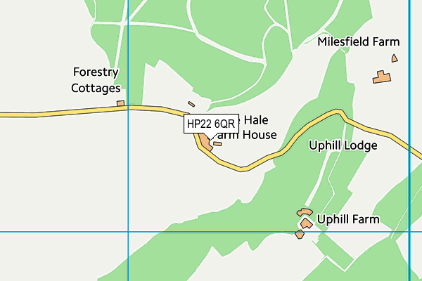 HP22 6QR map - OS VectorMap District (Ordnance Survey) HP22 6QR map - OS VectorMap District (Ordnance Survey)