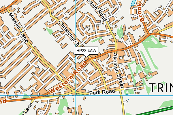 HP23 4AW map - OS VectorMap District (Ordnance Survey) HP23 4AW map - OS VectorMap District (Ordnance Survey)