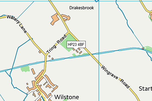 HP23 4BF map - OS VectorMap District (Ordnance Survey) HP23 4BF map - OS VectorMap District (Ordnance Survey)