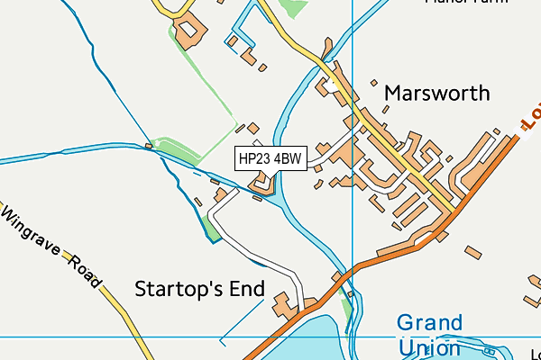 HP23 4BW map - OS VectorMap District (Ordnance Survey) HP23 4BW map - OS VectorMap District (Ordnance Survey)