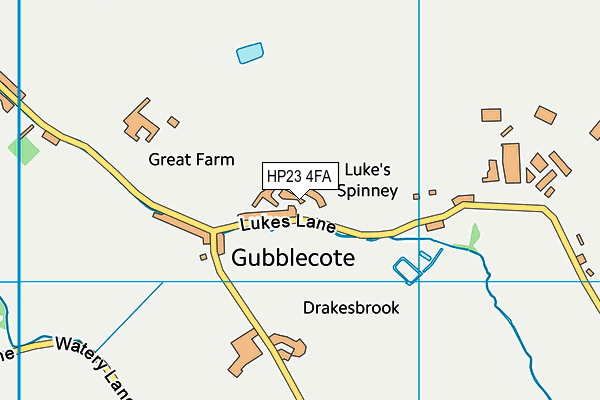 HP23 4FA map - OS VectorMap District (Ordnance Survey) HP23 4FA map - OS VectorMap District (Ordnance Survey)
