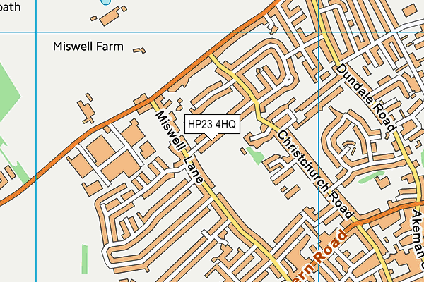 HP23 4HQ map - OS VectorMap District (Ordnance Survey)