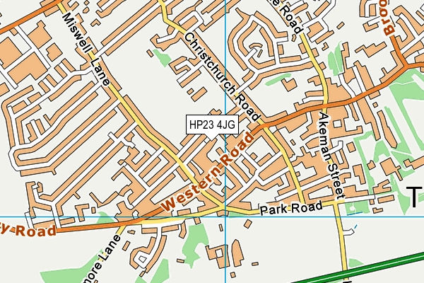 HP23 4JG map - OS VectorMap District (Ordnance Survey) HP23 4JG map - OS VectorMap District (Ordnance Survey)