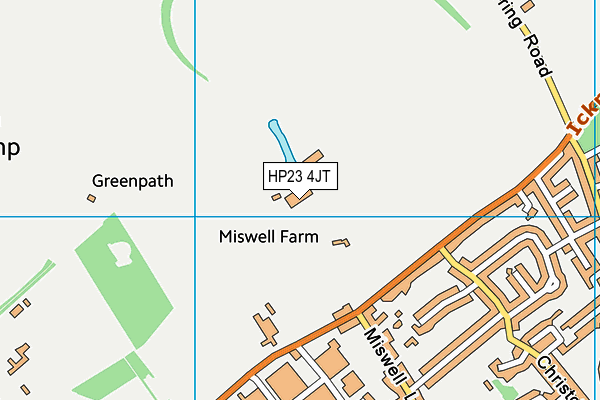HP23 4JT map - OS VectorMap District (Ordnance Survey) HP23 4JT map - OS VectorMap District (Ordnance Survey)