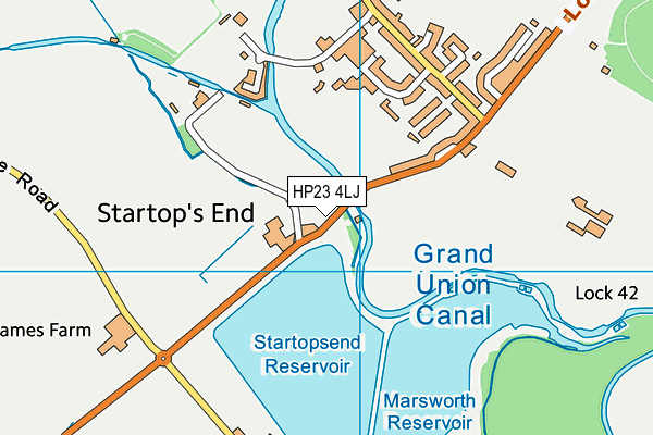 HP23 4LJ map - OS VectorMap District (Ordnance Survey) HP23 4LJ map - OS VectorMap District (Ordnance Survey)