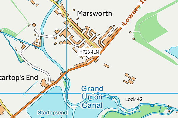 HP23 4LN map - OS VectorMap District (Ordnance Survey) HP23 4LN map - OS VectorMap District (Ordnance Survey)