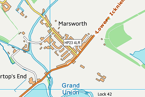 HP23 4LR map - OS VectorMap District (Ordnance Survey) HP23 4LR map - OS VectorMap District (Ordnance Survey)