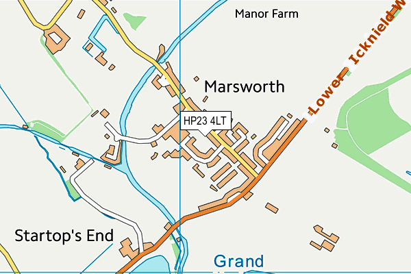 HP23 4LT map - OS VectorMap District (Ordnance Survey)