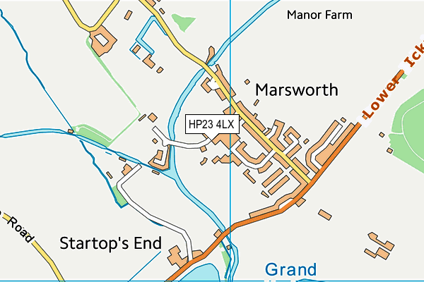 HP23 4LX map - OS VectorMap District (Ordnance Survey) HP23 4LX map - OS VectorMap District (Ordnance Survey)