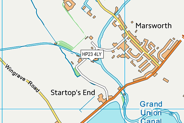 HP23 4LY map - OS VectorMap District (Ordnance Survey) HP23 4LY map - OS VectorMap District (Ordnance Survey)