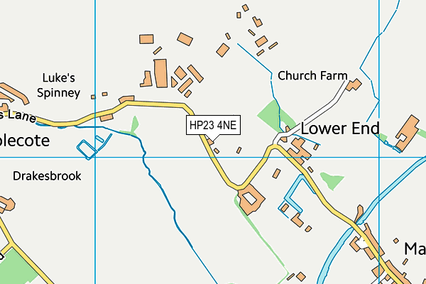 HP23 4NE map - OS VectorMap District (Ordnance Survey) HP23 4NE map - OS VectorMap District (Ordnance Survey)