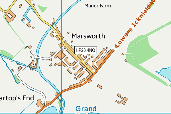 HP23 4NQ map - OS VectorMap District (Ordnance Survey) HP23 4NQ map - OS VectorMap District (Ordnance Survey)