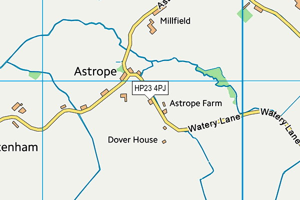 HP23 4PJ map - OS VectorMap District (Ordnance Survey) HP23 4PJ map - OS VectorMap District (Ordnance Survey)