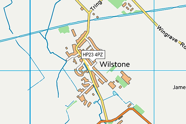 HP23 4PZ map - OS VectorMap District (Ordnance Survey)
