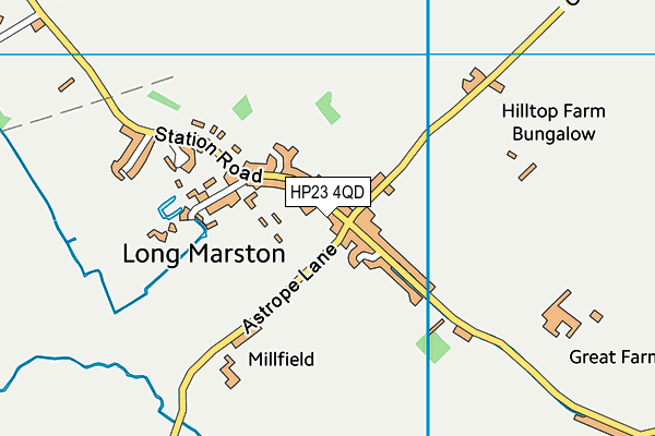 HP23 4QD map - OS VectorMap District (Ordnance Survey) HP23 4QD map - OS VectorMap District (Ordnance Survey)