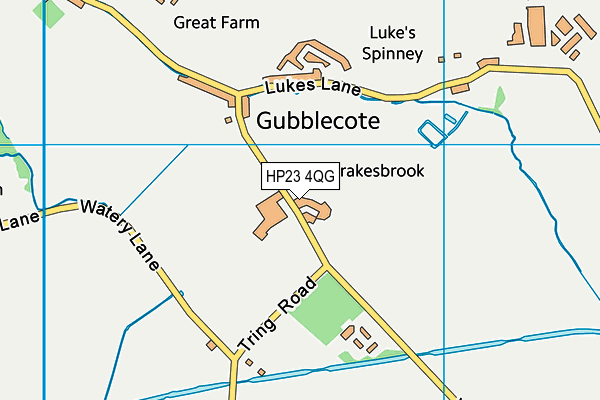 HP23 4QG map - OS VectorMap District (Ordnance Survey)