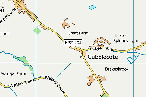 HP23 4QJ map - OS VectorMap District (Ordnance Survey) HP23 4QJ map - OS VectorMap District (Ordnance Survey)
