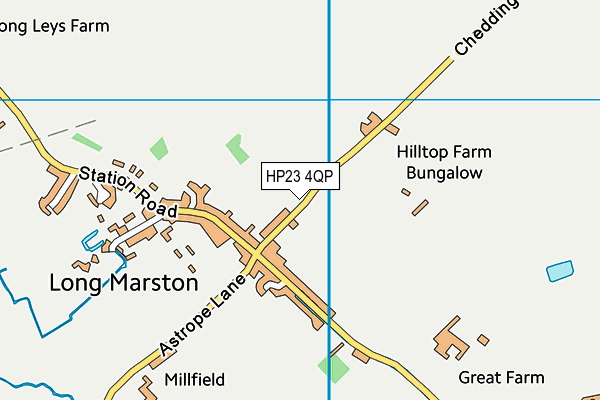 HP23 4QP map - OS VectorMap District (Ordnance Survey)