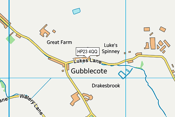 HP23 4QQ map - OS VectorMap District (Ordnance Survey) HP23 4QQ map - OS VectorMap District (Ordnance Survey)