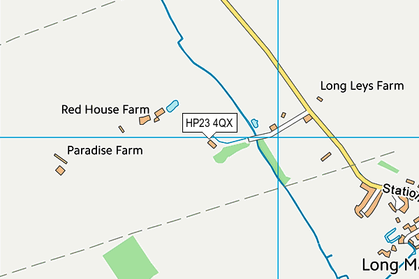 HP23 4QX map - OS VectorMap District (Ordnance Survey) HP23 4QX map - OS VectorMap District (Ordnance Survey)