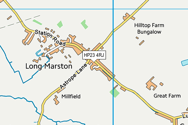 HP23 4RJ map - OS VectorMap District (Ordnance Survey) HP23 4RJ map - OS VectorMap District (Ordnance Survey)