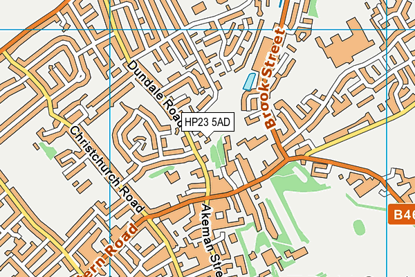HP23 5AD map - OS VectorMap District (Ordnance Survey) HP23 5AD map - OS VectorMap District (Ordnance Survey)