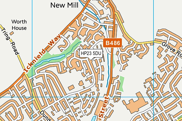 HP23 5DU map - OS VectorMap District (Ordnance Survey)
