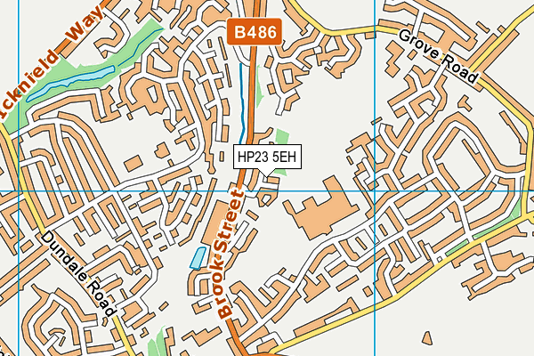 HP23 5EH map - OS VectorMap District (Ordnance Survey) HP23 5EH map - OS VectorMap District (Ordnance Survey)