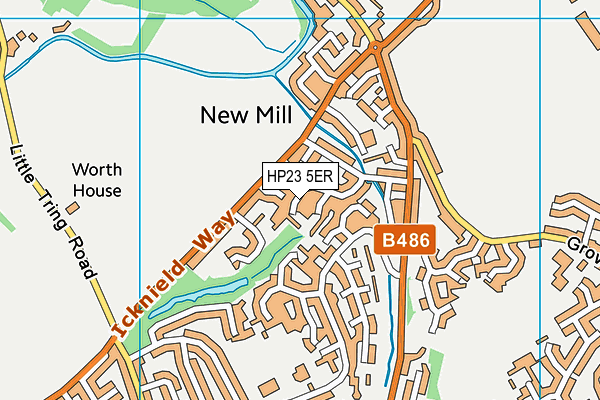 HP23 5ER map - OS VectorMap District (Ordnance Survey) HP23 5ER map - OS VectorMap District (Ordnance Survey)