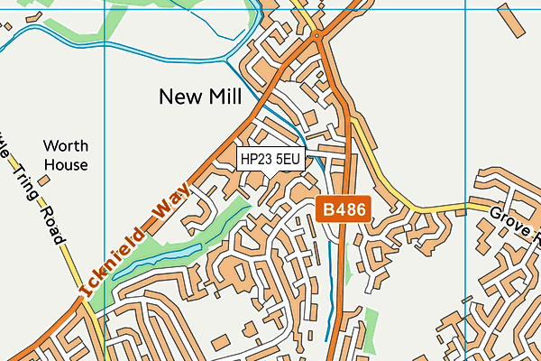 HP23 5EU map - OS VectorMap District (Ordnance Survey)