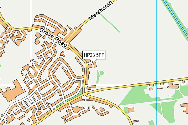 HP23 5FF map - OS VectorMap District (Ordnance Survey) HP23 5FF map - OS VectorMap District (Ordnance Survey)
