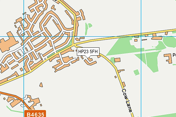 HP23 5FH map - OS VectorMap District (Ordnance Survey) HP23 5FH map - OS VectorMap District (Ordnance Survey)