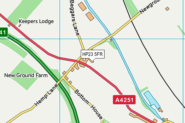 HP23 5FR map - OS VectorMap District (Ordnance Survey) HP23 5FR map - OS VectorMap District (Ordnance Survey)