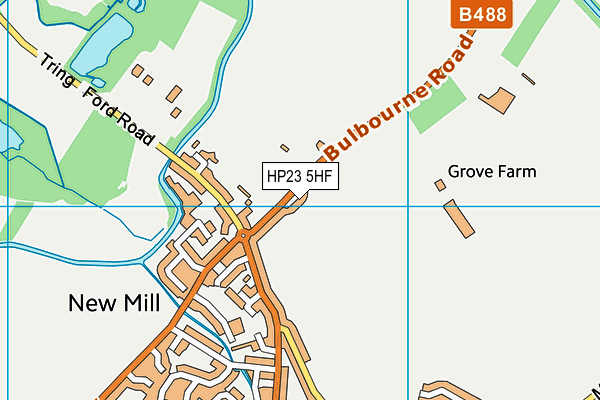 HP23 5HF map - OS VectorMap District (Ordnance Survey)