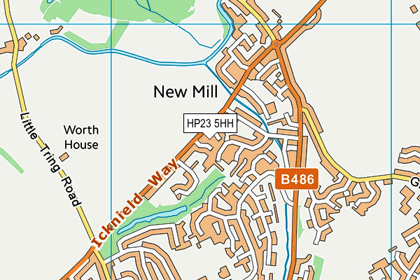 HP23 5HH map - OS VectorMap District (Ordnance Survey) HP23 5HH map - OS VectorMap District (Ordnance Survey)