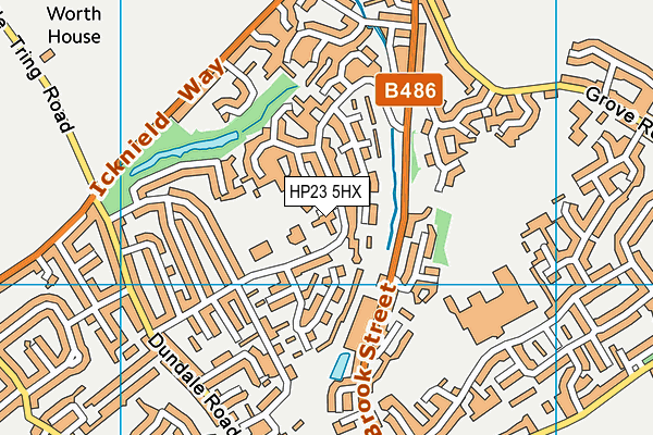 HP23 5HX map - OS VectorMap District (Ordnance Survey) HP23 5HX map - OS VectorMap District (Ordnance Survey)