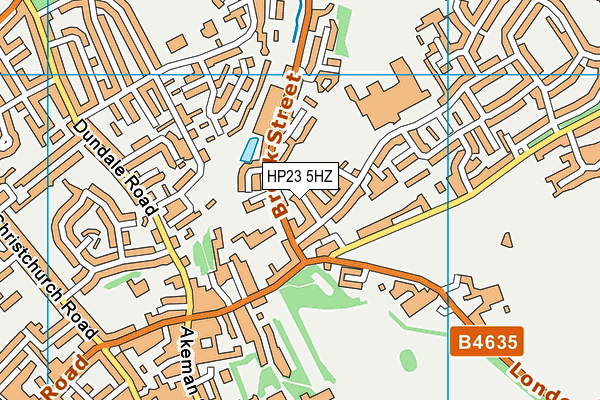 HP23 5HZ map - OS VectorMap District (Ordnance Survey) HP23 5HZ map - OS VectorMap District (Ordnance Survey)