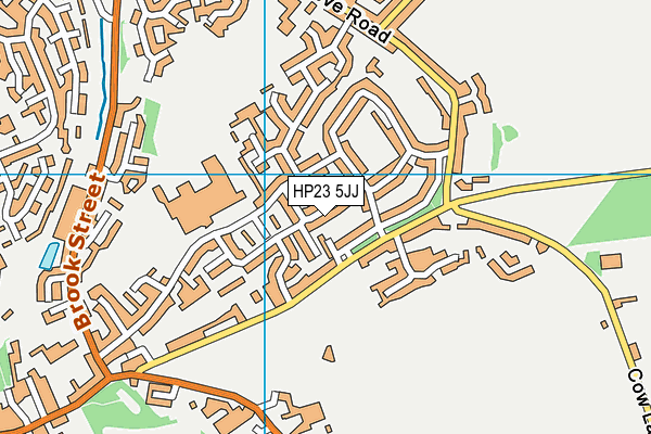 HP23 5JJ map - OS VectorMap District (Ordnance Survey) HP23 5JJ map - OS VectorMap District (Ordnance Survey)