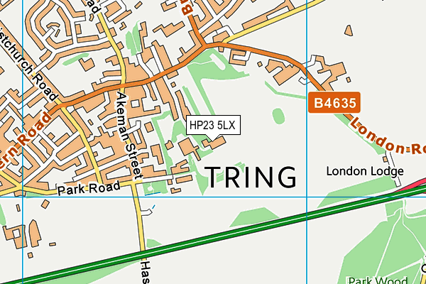 HP23 5LX map - OS VectorMap District (Ordnance Survey) HP23 5LX map - OS VectorMap District (Ordnance Survey)