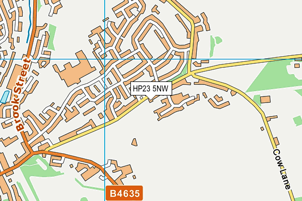 HP23 5NW map - OS VectorMap District (Ordnance Survey)