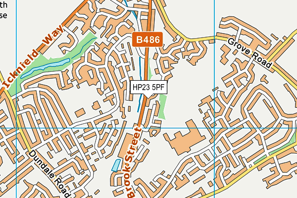 HP23 5PF map - OS VectorMap District (Ordnance Survey) HP23 5PF map - OS VectorMap District (Ordnance Survey)
