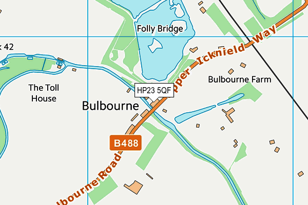 HP23 5QF map - OS VectorMap District (Ordnance Survey) HP23 5QF map - OS VectorMap District (Ordnance Survey)