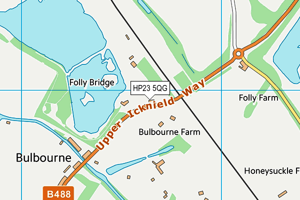 HP23 5QG map - OS VectorMap District (Ordnance Survey) HP23 5QG map - OS VectorMap District (Ordnance Survey)
