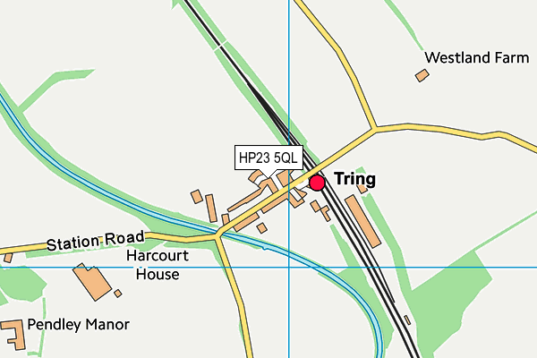 HP23 5QL map - OS VectorMap District (Ordnance Survey) HP23 5QL map - OS VectorMap District (Ordnance Survey)