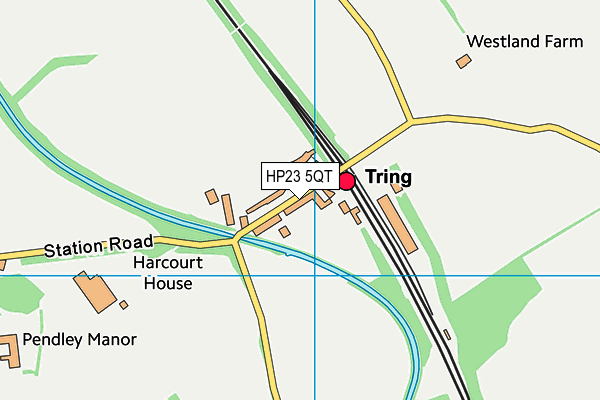 HP23 5QT map - OS VectorMap District (Ordnance Survey)