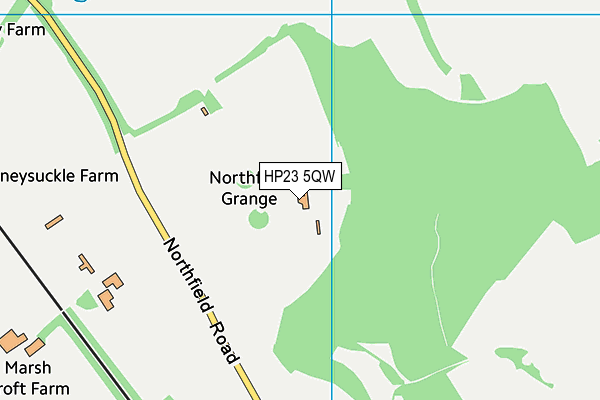 HP23 5QW map - OS VectorMap District (Ordnance Survey) HP23 5QW map - OS VectorMap District (Ordnance Survey)