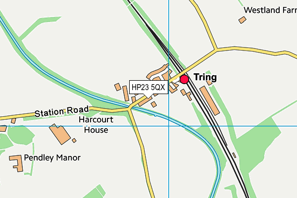 HP23 5QX map - OS VectorMap District (Ordnance Survey) HP23 5QX map - OS VectorMap District (Ordnance Survey)