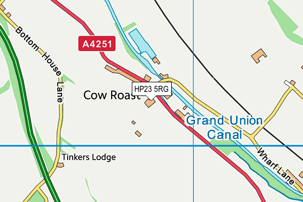 HP23 5RG map - OS VectorMap District (Ordnance Survey)